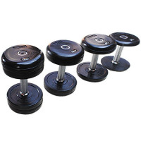 Профессиональный гантельный ряд Grome Fitness 52,5-60 кг (4 пары с шагом 2,5 кг) DB068