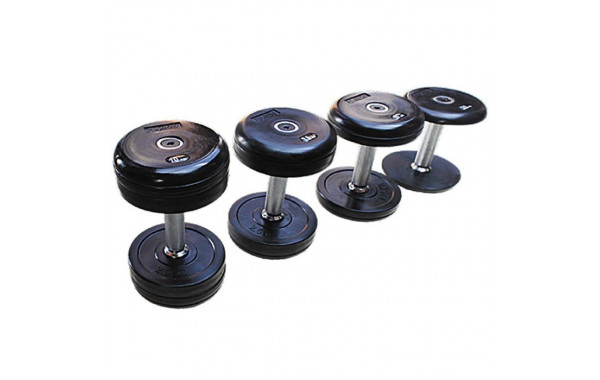Профессиональный гантельный ряд Grome Fitness 52,5-60 кг (4 пары с шагом 2,5 кг) DB068 600_380