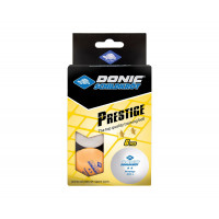Мячики для настольного тенниса Donic Prestige 2* 40+,6 штук 608523 белый + оранжевый