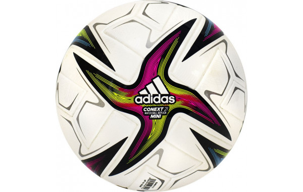 Мяч футбольный сувенирный Adidas Conext 21 Mini GK3487 р.1 600_380