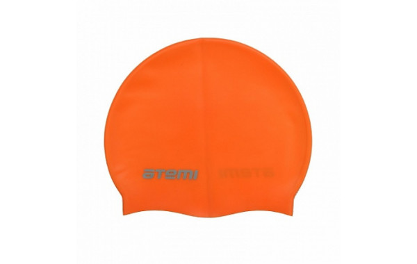 Шапочка для плавания Atemi SC106 силикон, оранжевый 600_380