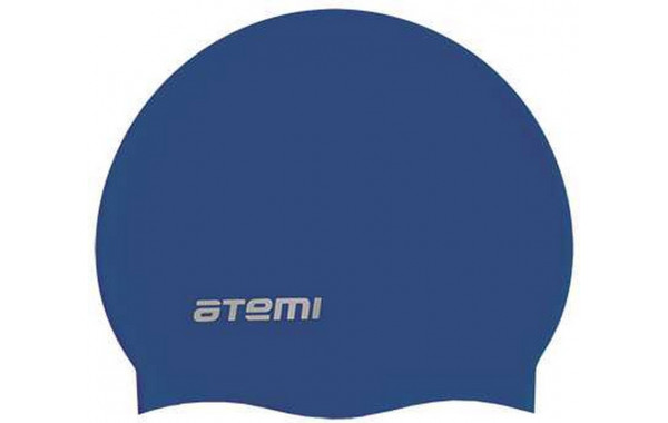 Шапочка для плавания Atemi SC102 силикон, синий 600_380