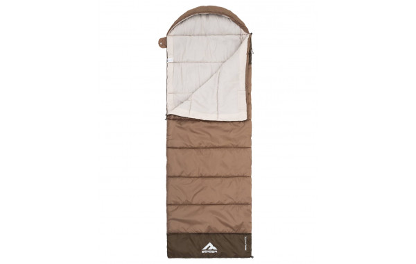 Спальный мешок Berger Hiking Trail +10, коричневый 600_380