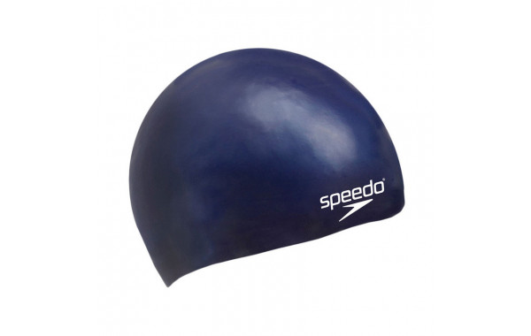 Шапочка для плавания детская Speedo Plain Moulded Silicone Cap Jr 8-709900011, синий 600_380