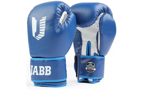 Перчатки боксерские (иск.кожа) 10ун Jabb JE-4068/Basic Star синий 600_380