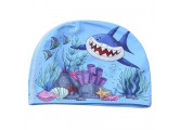 Шапочка для плавания детская текстиль (Акула) Sportex E41262