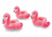 Надувной плавающий держатель для напитков Intex Фламинго комплект из 3 шт 57500