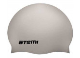 Шапочка для плавания Atemi SC109 силикон, серебряный