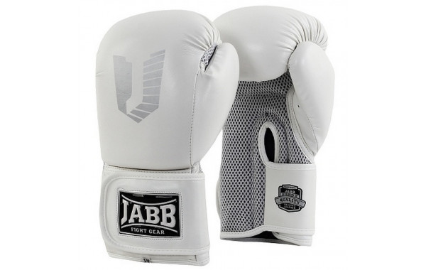 Боксерские перчатки Jabb JE-4056/Eu Air 56 белый 8oz 600_380
