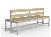 Скамейка для раздевалки со спинкой двухсторонняя, 150см Glav 10.300-1500