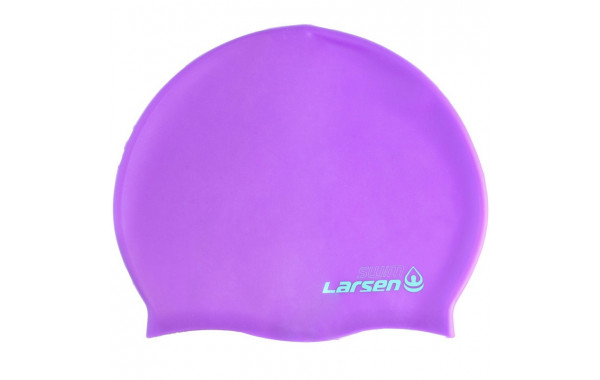 Шапочка для плавания Larsen MC47, силикон, фиолетовый 600_380
