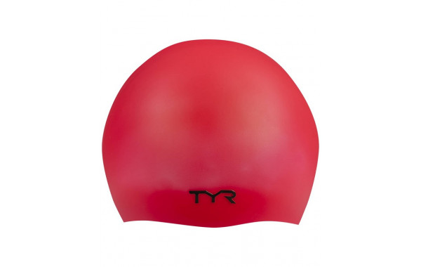 Шапочка для плавания TYR Wrinkle Free Silicone Cap, силикон, LCS\610 красный 600_380
