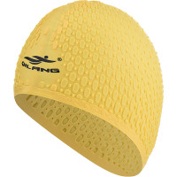 Шапочка для плавания силиконовая Bubble Cap (желтая) Sportex E41541