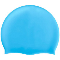 Шапочка для плавания Sportex силиконовая одноцветная B31520-0 (Голубой)