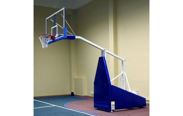 Стойка баскетбольная профессиональная мобильная складная с гидромеханизмом Atlet вынос 225 см, без противовесов IMP-A19E 600_380