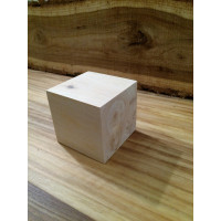 Куб деревянный Atlet покрыт лаком, размер 200х200х200мм IMP-A502