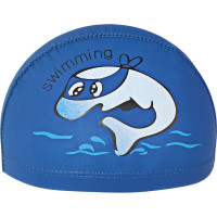 Шапочка для плавания детская Sportex Дельфин (ПУ) E41277 темно синий