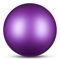 Мяч для художественной гимнастики d15см Indigo ПВХ IN315-VI фиолетовый металлик