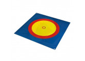 Ковер борцовский трехцветный 1200х1200x4см ФСИ ППЭ (плотность 200м3) 7230