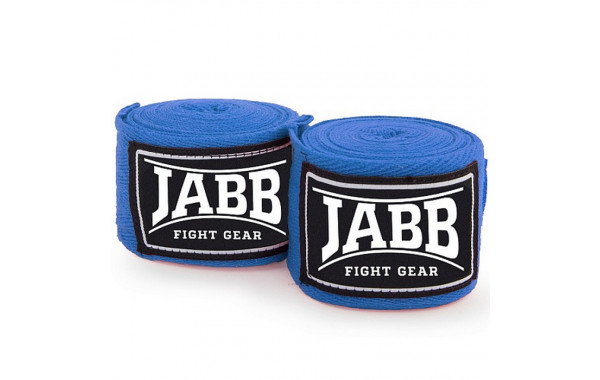 Бинты боксерские Jabb х/б, 350 см JE-3030 синий 600_380