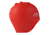 Шапочка для плавания силиконовая анатомическая (красная) Sportex E41549