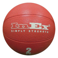 Мяч набивной Inex Medicine Ball, 2 кг IN-RMB2 Красный