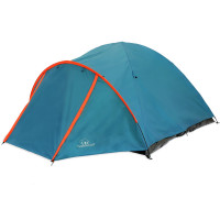 Палатка 4-х местная Greenwood Target 4 синий/оранжевый