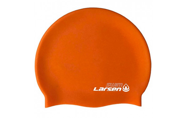 Шапочка плавательная Larsen Swim SC15 Orange Metallic 600_380
