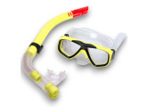 Набор для плавания детский Sportex маска+трубка (ПВХ) E41220 желтый