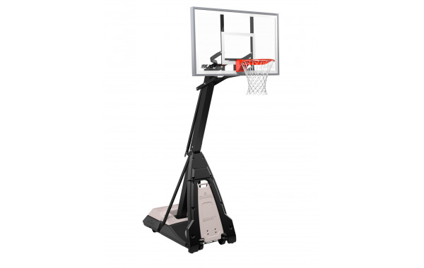 Мобильная баскетбольная стойка Spalding The Beast Portable GLASS 60” 7B1560CN 600_380