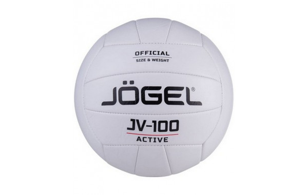 Мяч волейбольный Jögel JV-100  р.5, белый 600_380