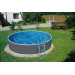 Морозоустойчивый бассейн Azuro Graphite круглый 4.6x1.2 м Premium 75_75