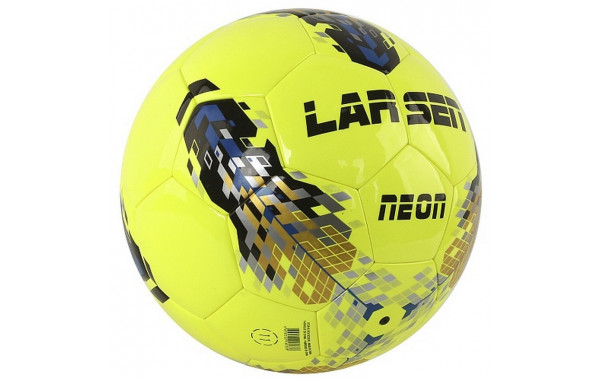 Мяч футбольный Larsen Neon Lime р.5 600_380