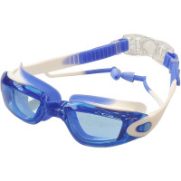 Очки для плавания Sportex взрослые E38885-2 мультиколор (сине/белые)