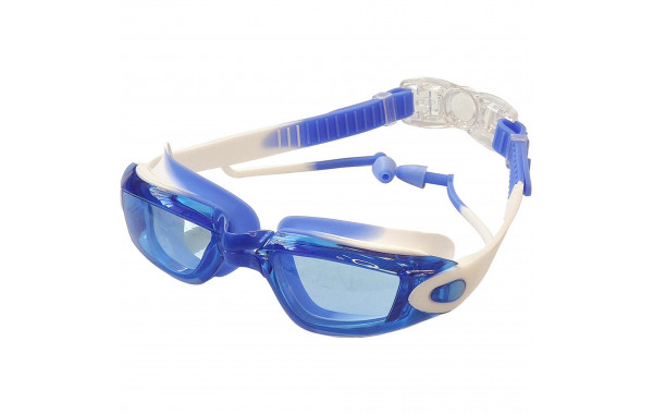 Очки для плавания Sportex взрослые E38885-2 мультиколор (сине/белые) 600_380