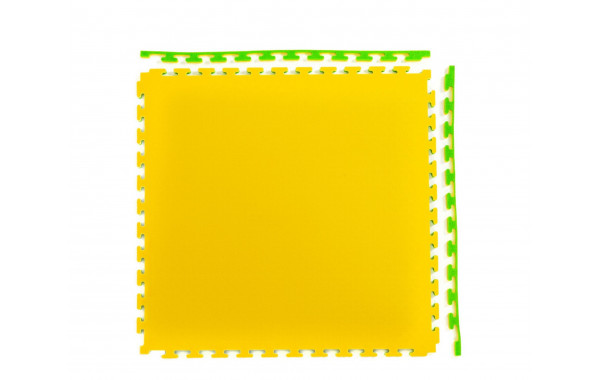 Будо-мат, 100x100 см, 20 мм DFC 12278 желто-зеленый 600_380