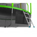Батут с внутренней сеткой и лестницей EVO Jump Cosmo 12ft + нижняя сеть, зеленый 75_75