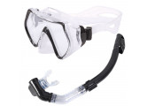 Набор для плавания взрослый Sportex маска+трубка (Силикон) E39233 черный