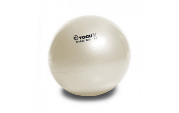 Мяч гимнастический TOGU My Ball Soft 418751 75см белый перламутровый 600_380