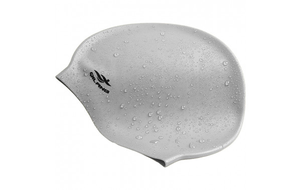 Шапочка для плавания силиконовая взрослая (серебро) Sportex E41561 600_380