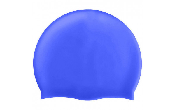 Шапочка для плавания Sportex силиконовая одноцветная B31520-1 (Синий) 600_380