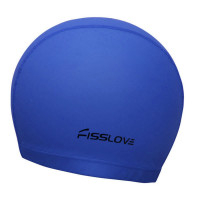 Шапочка для плавания Sportex Fisslove (ПУ) R18191 синий