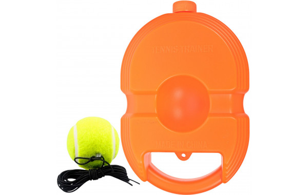 Тренажер для большого тенниса с водоналивной платформой Sportex E40577 оранжевый 600_380
