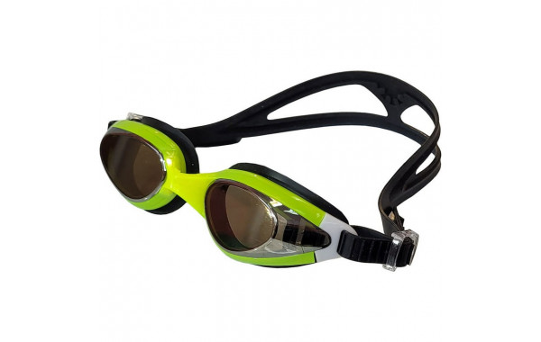Очки для плавания взрослые Sportex E36899-5 салатово\черный 600_380
