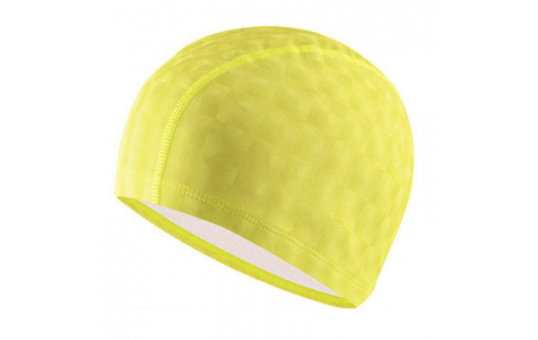 Шапочка для плавания ПУ одноцветная 3D (Желтая) Sportex B31517 600_380