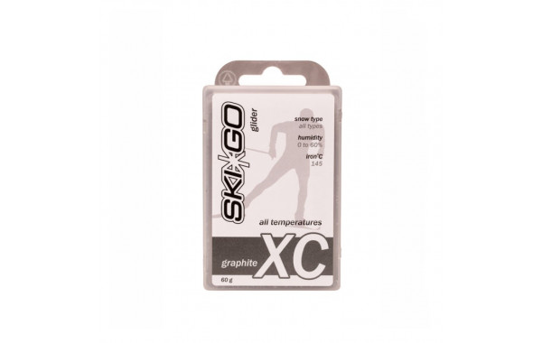 Парафин углеводородный Skigo XC Glider Grafit (графит) (Универсальная) 60 г. 600_380