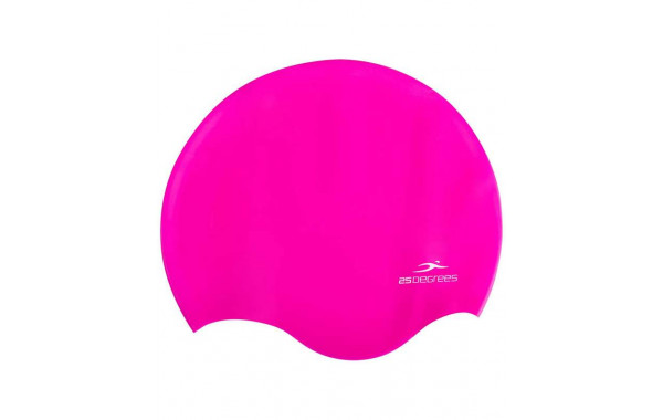 Шапочка для плавания 25DEGREES Diva Pink, силикон, подростковый, для длинных волос 600_380