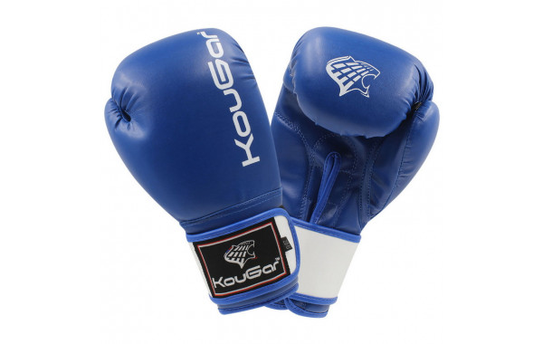 Боксерские перчатки Kougar KO300-8, 8oz, синий 600_380