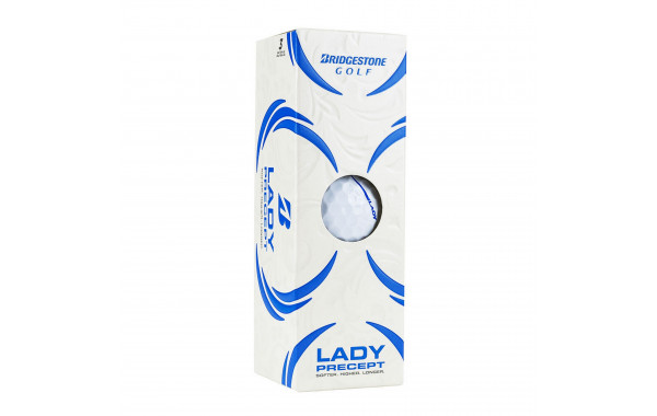 Мяч для гольфа Bridgestone Lady Precept BGB1LWX белый (3шт.) 600_380