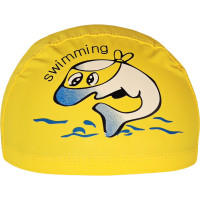 Шапочка для плавания детская Sportex Дельфин (ПУ) E41276 желтый